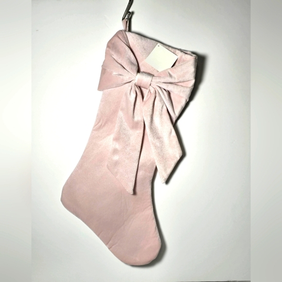 Hobby Lobby Other - Pink bow Beautiful stocking 20 in nwt